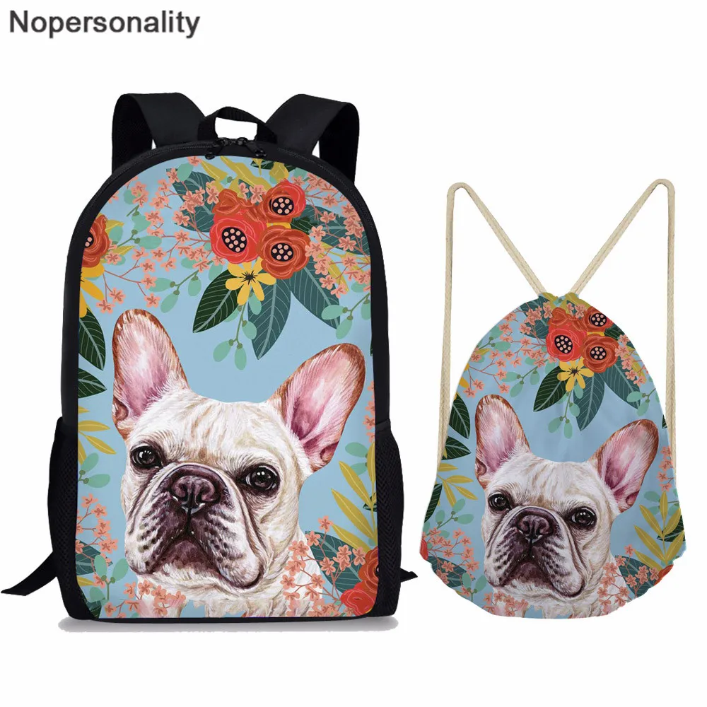Nopersonality Joyful Dog Backpack for Girls Student School Bag Set Flower Dog Prints Kids Female Travel Backpack sac a dos
Nopersonality Joyful Dog Backpack for Girls Student School Bag Set Flower Dog Prints Kids Female Travel Backpack sac a dos