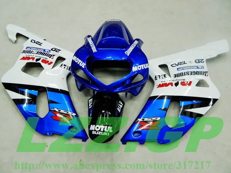 100%Fit Fairing Blue/White for SUZUKI 2001 2003 GSXR600 GSXR750 K1 01 02 03 GSXR 600 750 GSXR600 750 01 02 03 Fairings kit Inje
100%Fit Fairing Blue/White for SUZUKI 2001 2003 GSXR600 GSXR750 K1 01 02 03 GSXR 600 750 GSXR600 750 01 02 03 Fairings kit Inje