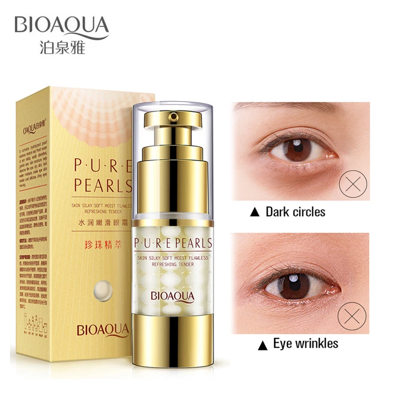 BIOAQUA Pearls Eye Cream Anti-aging Anti-puffiness Collagen Eye Creams Remove Eye Bag Dark Circle Whitening Firming Skin Care
BIOAQUA Pearls Eye Cream Anti-aging Anti-puffiness Collagen Eye Creams Remove Eye Bag Dark Circle Whitening Firming Skin Care