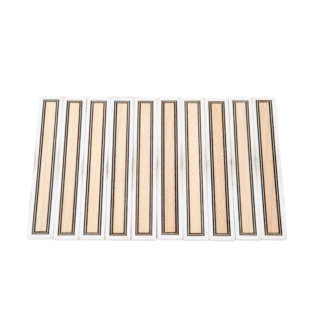10PCS Classical Guitar Bridge Tie Blocks Inlay Tie Blocks PVC Inlay Maple PVC Frame Series Guitar Parts Accessories NA-32
10PCS Classical Guitar Bridge Tie Blocks Inlay Tie Blocks PVC Inlay Maple PVC Frame Series Guitar Parts Accessories NA-32