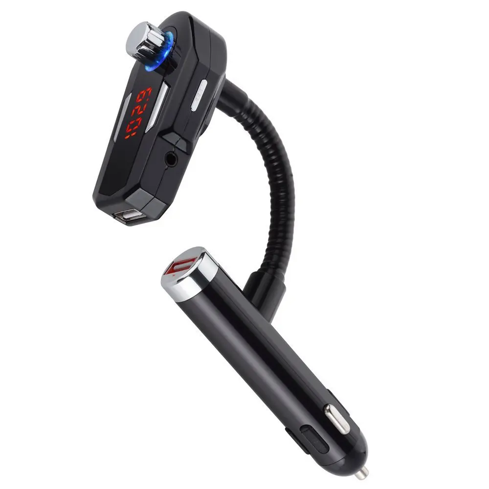 YUANMINGSHI Bluetooth Car FM Transmitter Dual USB 2.4A/1A Car Charger Hands-free Car Kit For Smart Phones
YUANMINGSHI Bluetooth Car FM Transmitter Dual USB 2.4A/1A Car Charger Hands-free Car Kit For Smart Phones
