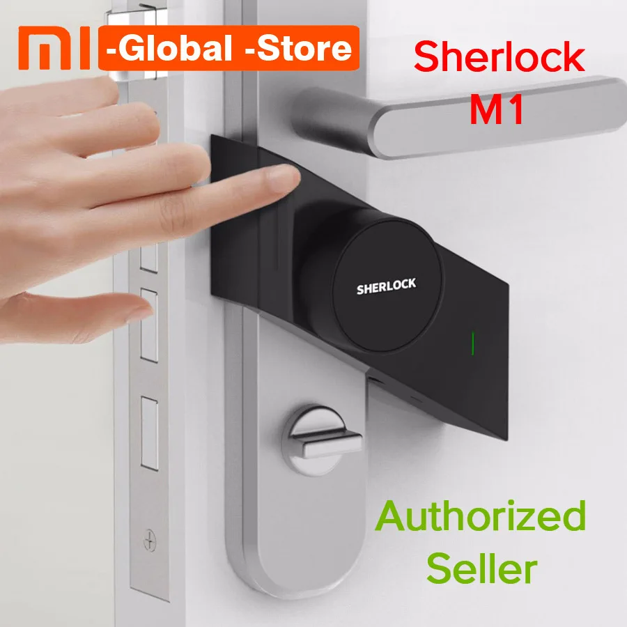 Новейший смарт замок Xiaomi Mijia Sherlock M1 умный дверной без ключа отпечатков пальцев +