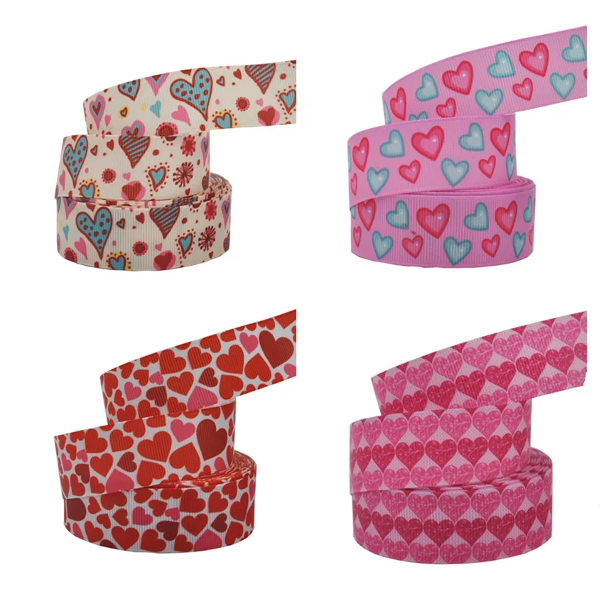 10Y 25mm Valentine's Day Theme Printing Grosgrain Ribbon Home Textile Printed Ribbon Wedding Decorations Materials Gifts Packing
10Y 25mm Valentine's Day Theme Printing Grosgrain Ribbon Home Textile Printed Ribbon Wedding Decorations Materials Gifts Packing