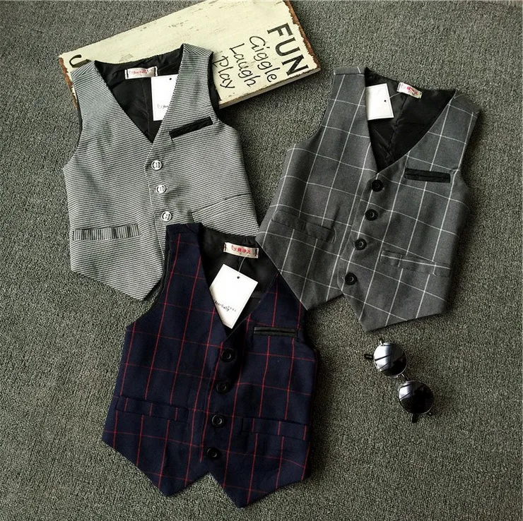 Blazer Vest for Boys Fashion Plaid Blazer Coat Baby Boy Vest Jackets Cotton Children Waistvest for Party and Wedding Clothing
Blazer Vest for Boys Fashion Plaid Blazer Coat Baby Boy Vest Jackets Cotton Children Waistvest for Party and Wedding Clothing