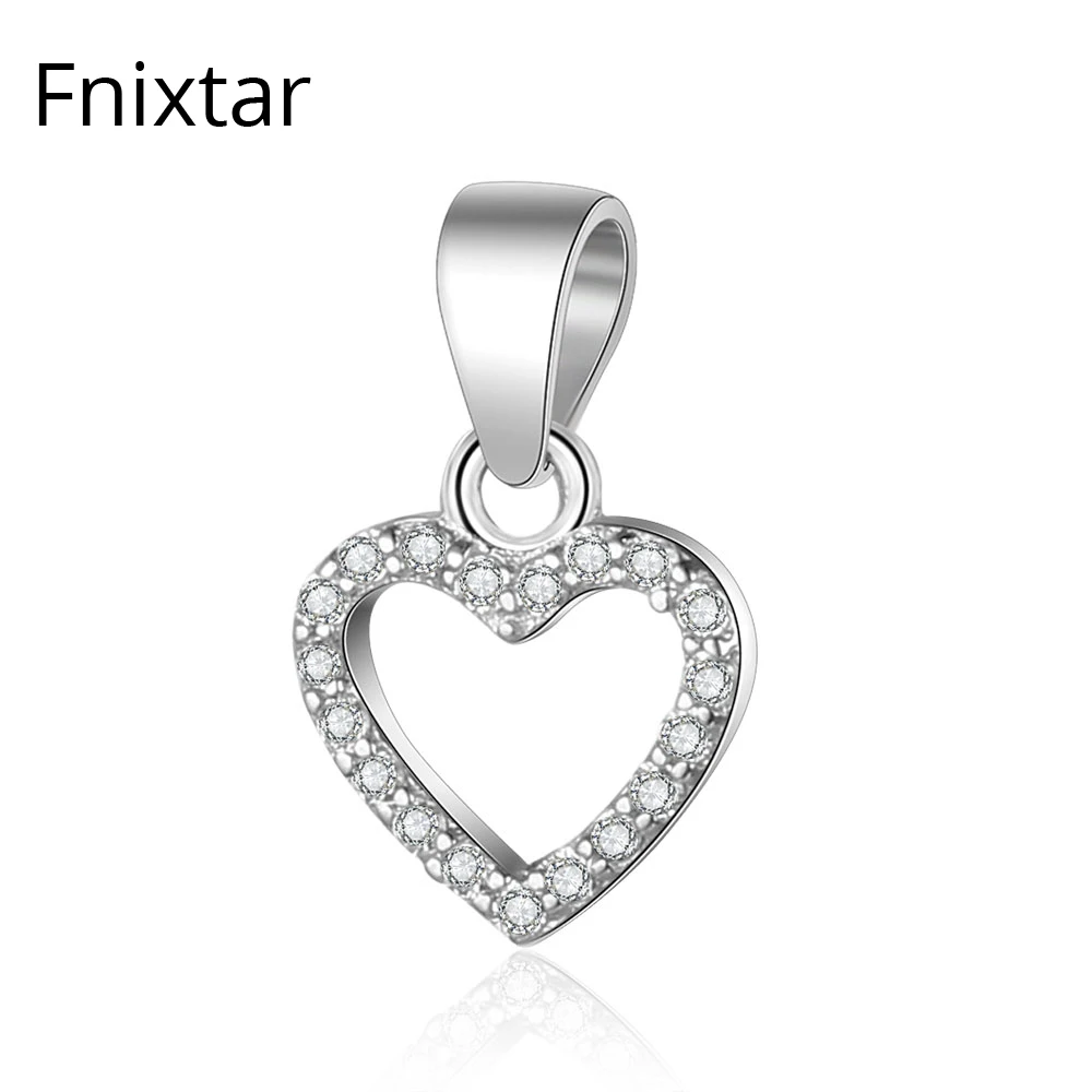 Fnixtar, 100% Стерлинговое Серебро 925 пробы, Полые Подвески в форме сердца, сделай сам, ювелирное изделие, ожерелье, подвески, подарок на день матер...
Fnixtar, 100% Стерлинговое Серебро 925 пробы, Полые Подвески в форме сердца, сделай сам, ювелирное изделие, ожерелье, подвески, подарок на день матер...