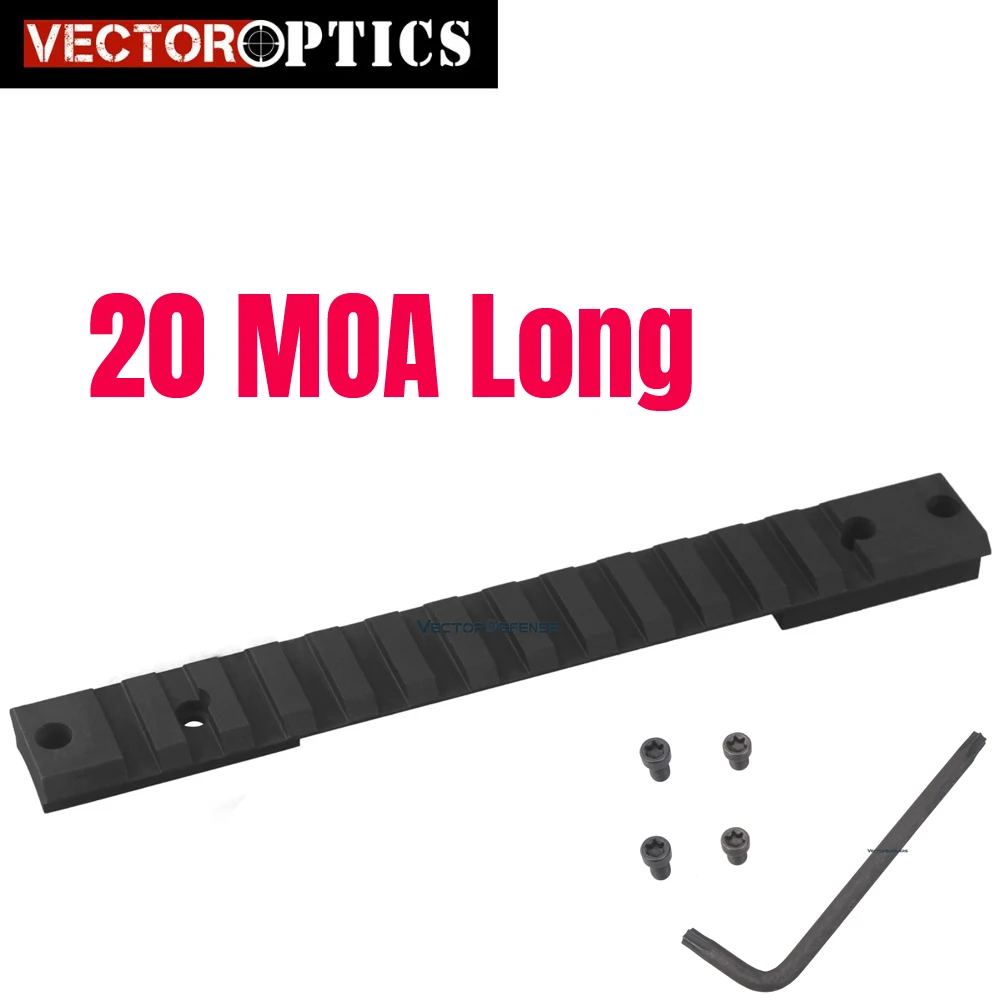 Vector Optics Remington 700 Steel 20 MOA Picatinny Rail Mount Long Action Tactical Fit Ruger 10/22 Browning X-Bolt Receiver
Vector Optics Remington 700 Steel 20 MOA Picatinny Rail Mount Long Action Tactical Fit Ruger 10/22 Browning X-Bolt Receiver