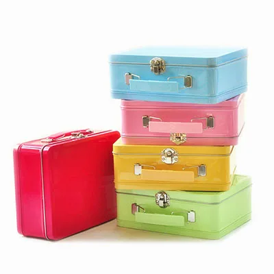 19.5x7.3x15.3cm Colorful lunch box/ candy size portable tin storage box gift box storage box
19.5x7.3x15.3cm Colorful lunch box/ candy size portable tin storage box gift box storage box