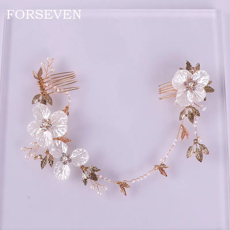 Double Hair Combs Women Head Ornaments Headbands Floral and Pearl Hair Comb Bridal Hair Accessories Hair Jewelry Flower Pearl
Double Hair Combs Women Head Ornaments Headbands Floral and Pearl Hair Comb Bridal Hair Accessories Hair Jewelry Flower Pearl