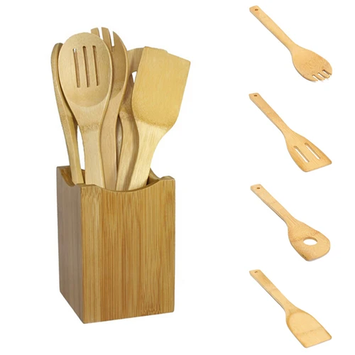 2017 New 6 Pieces Bamboo Spoon Spatula Kitchen Utensil Wooden Cooking Tool Mixing Set
2017 New 6 Pieces Bamboo Spoon Spatula Kitchen Utensil Wooden Cooking Tool Mixing Set