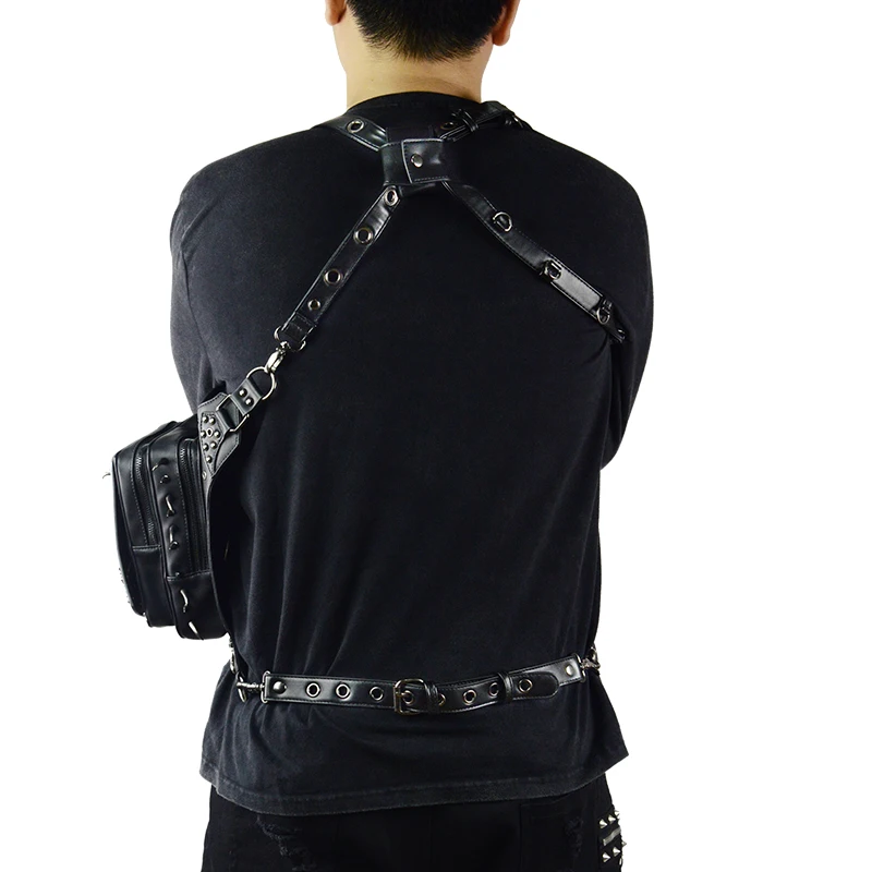 Gothic Black Spider Waist Bag Retro Rock Leg Bag Steampunk Crossbody Leather Phone Case Holder Punk Fanny Pack
Gothic Black Spider Waist Bag Retro Rock Leg Bag Steampunk Crossbody Leather Phone Case Holder Punk Fanny Pack