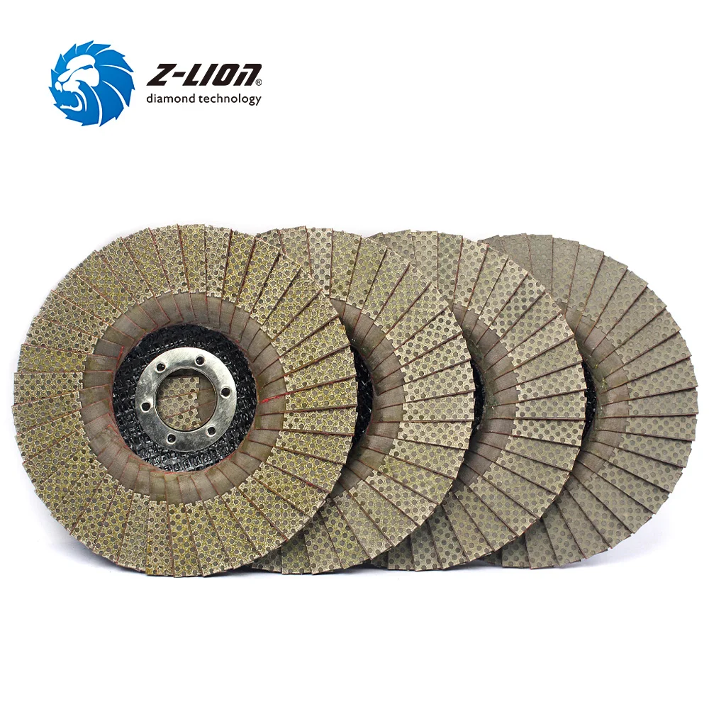 Z-LION 4pcs 5" Flap Discs Angle Grinder Sanding Disc Diamond Grinding Wheels Glass Ceramics Tile Stone Marble Granite Polishing
Z-LION 4pcs 5" Flap Discs Angle Grinder Sanding Disc Diamond Grinding Wheels Glass Ceramics Tile Stone Marble Granite Polishing