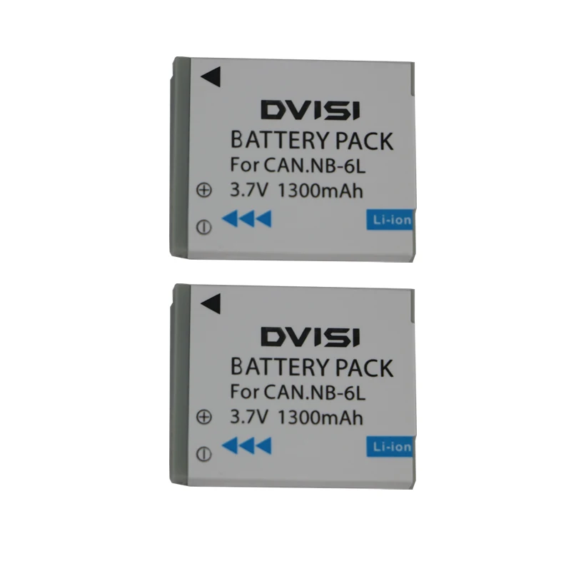 2Pcs 3.7V 1.3Ah NB 6L NB-6LH Li-ion Battery For Canon Power-shot SX520 HS SX530 SX600 SX610 SX700 SX710 IXUS 85 95 200 210 105
2Pcs 3.7V 1.3Ah NB 6L NB-6LH Li-ion Battery For Canon Power-shot SX520 HS SX530 SX600 SX610 SX700 SX710 IXUS 85 95 200 210 105
