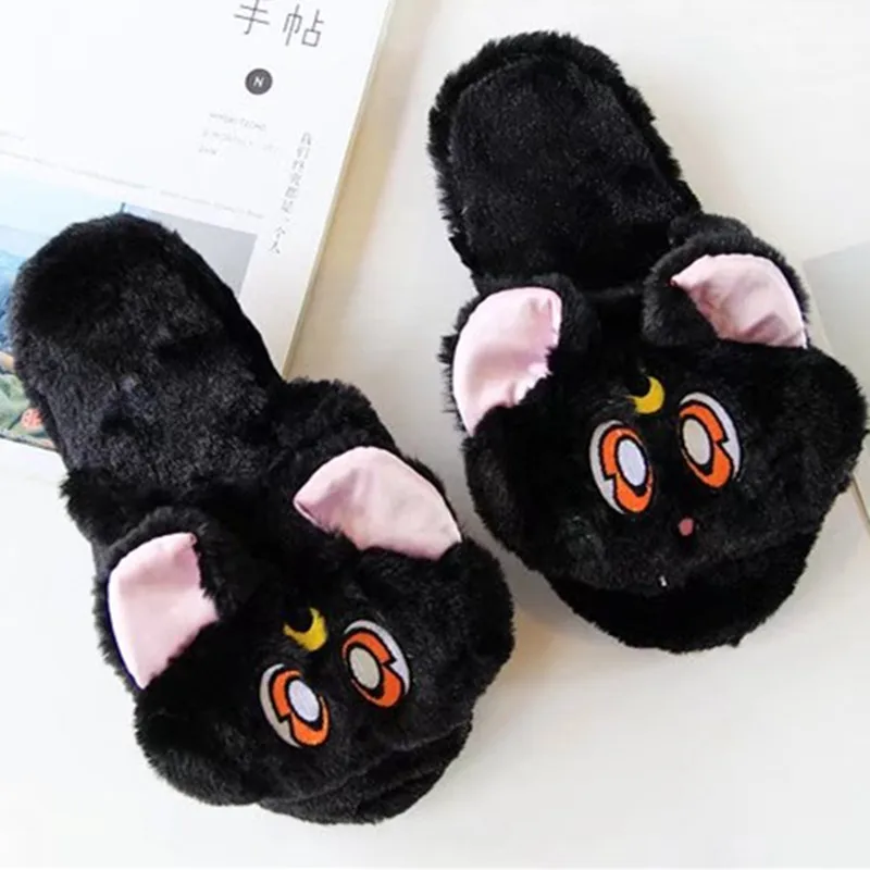 Maiden Warrior autumn and winter cute cartoon Luna cat ladies home slippers indoor floor anti-skid cotton slippers
Maiden Warrior autumn and winter cute cartoon Luna cat ladies home slippers indoor floor anti-skid cotton slippers