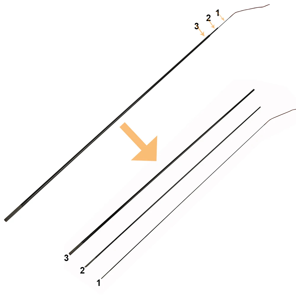 Goture удочка для ловли карпа 3 секции наконечника|3 tips|fishing rod3 sections |