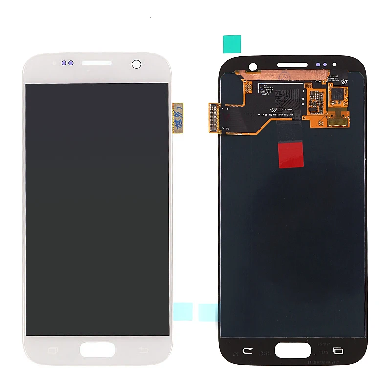 Оригинальный 5 1 ''SUPER AMOLED Замена ЖК дисплей с рамкой для SAMSUNG Galaxy S7 Дисплей G930 G930F