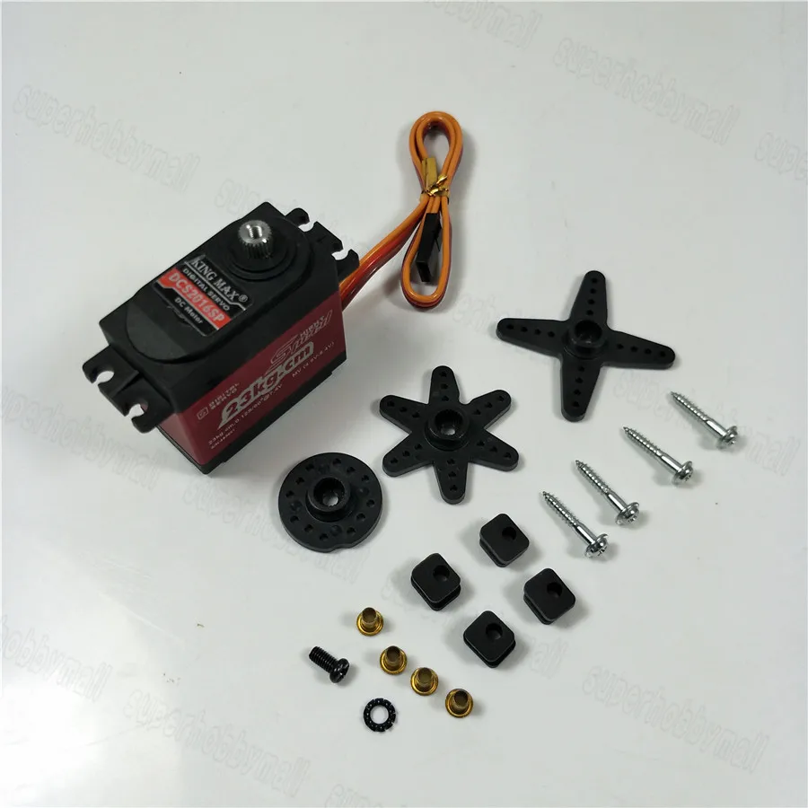 KINGMAX DCS2016SP Waterproof Digital High Voltage Servo For 28-50CC RC Airplane Entry Level Car Robot
KINGMAX DCS2016SP Waterproof Digital High Voltage Servo For 28-50CC RC Airplane Entry Level Car Robot