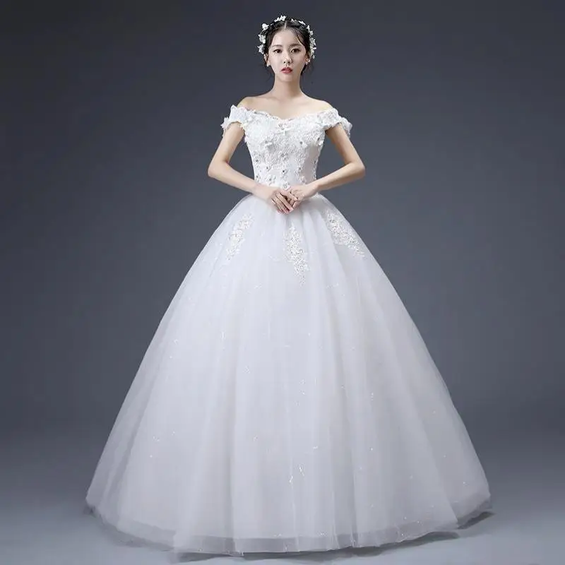 New Formal Fit Flare Floral Sleeveless Marry Dresses Embroidery Floor-length White Dress Women Natural Slash Neck Summer Sexy
New Formal Fit Flare Floral Sleeveless Marry Dresses Embroidery Floor-length White Dress Women Natural Slash Neck Summer Sexy