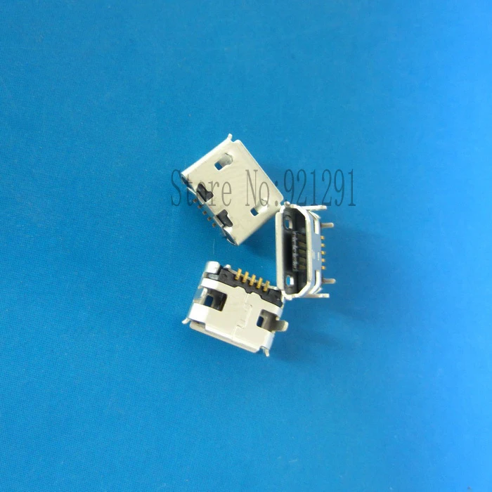 50 шт./лот 4 фута DIP 5P SMD Micro USB разъем V8 порт зарядки большой рог | Обустройство дома