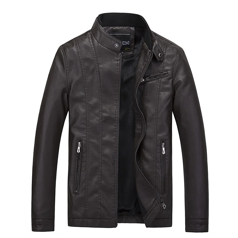 2021 Men's Leather Jackets Autumn Winter Thick Coats Men Faux Biker Motorcycle Jacket Warm Male Outerwear Brand Clothing
2021 Men's Leather Jackets Autumn Winter Thick Coats Men Faux Biker Motorcycle Jacket Warm Male Outerwear Brand Clothing