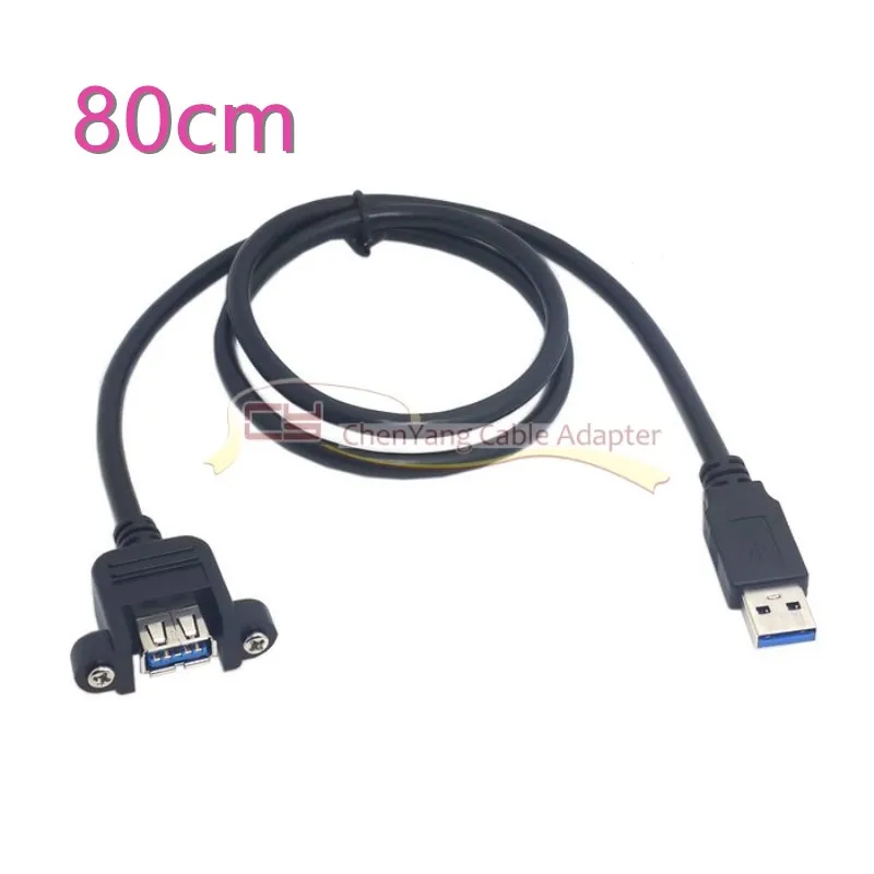CY USB 3.0 A Type Male to Female Extension Cable with Panel Mount Screws 50cm 80CM 150CM
CY USB 3.0 A Type Male to Female Extension Cable with Panel Mount Screws 50cm 80CM 150CM