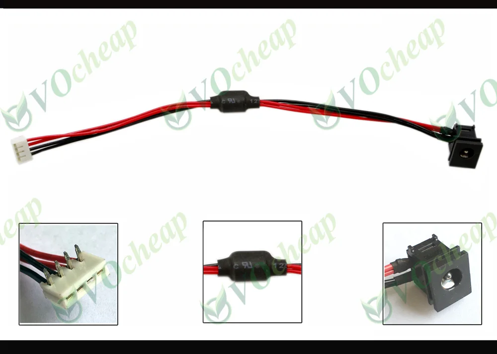 Genuine New Laptop DC power jack for Toshiba Satellite A200 A205 A215 Charging port Socket Connector with cable - PJ116
Genuine New Laptop DC power jack for Toshiba Satellite A200 A205 A215 Charging port Socket Connector with cable - PJ116