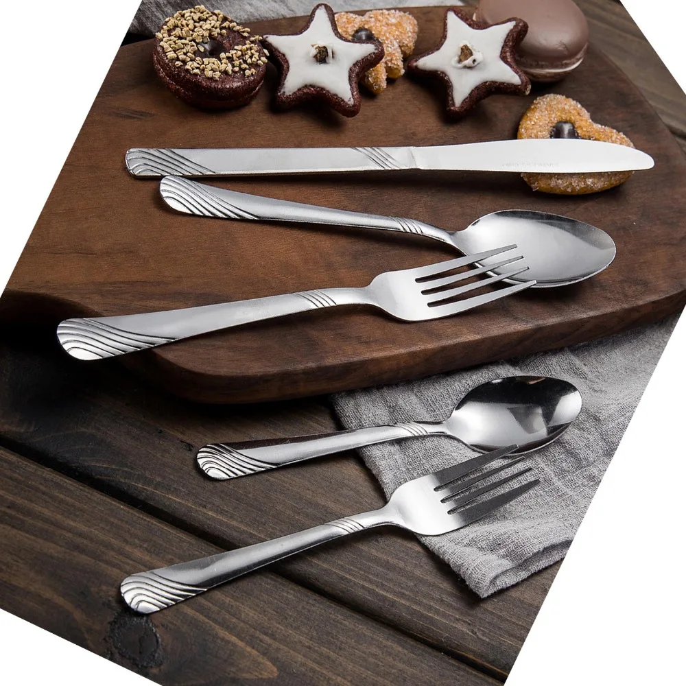 48 Pieces Dinnerware Set Cutlery Stainless Steel Western Tableware Traditional Classic Dinner Suit Knife Fork Restaurant Dining
48 Pieces Dinnerware Set Cutlery Stainless Steel Western Tableware Traditional Classic Dinner Suit Knife Fork Restaurant Dining
