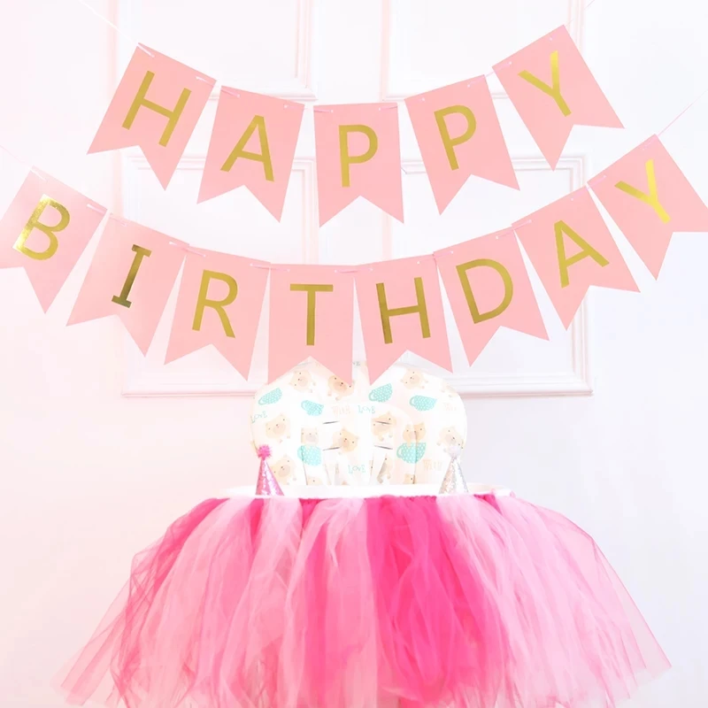 Free Shipping Pastel Pink/White/Black Happy Birthday Bunting Garland Gold Letters Party Hanging Banner HOT
Free Shipping Pastel Pink/White/Black Happy Birthday Bunting Garland Gold Letters Party Hanging Banner HOT