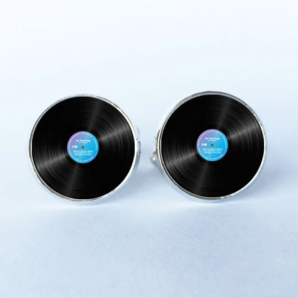 1 pair Free Shipping Sliver Black Round Cufflinks Music Cufflinks Vinyl disc cufflink Gold Cuff Link Mens
1 pair Free Shipping Sliver Black Round Cufflinks Music Cufflinks Vinyl disc cufflink Gold Cuff Link Mens