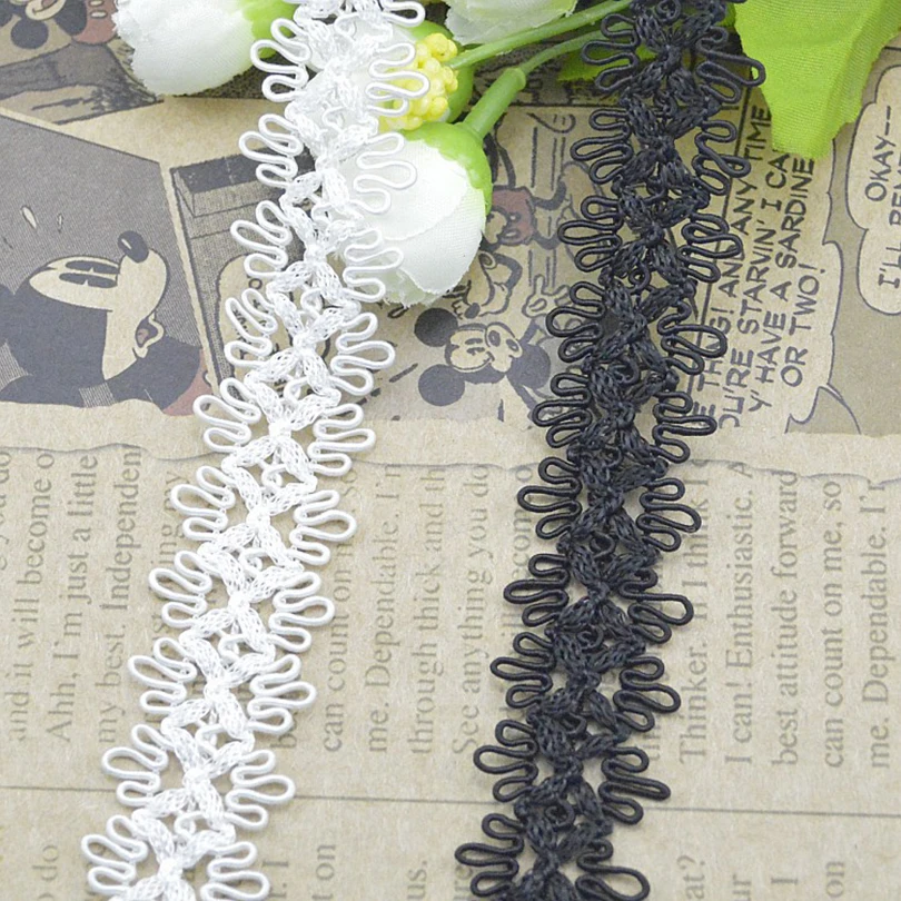 20meters Direct DIY White Lace Trim Braided For Costume Decoration High Quality Centipede Braid Black Ribbon Lace For Sewing
20meters Direct DIY White Lace Trim Braided For Costume Decoration High Quality Centipede Braid Black Ribbon Lace For Sewing
