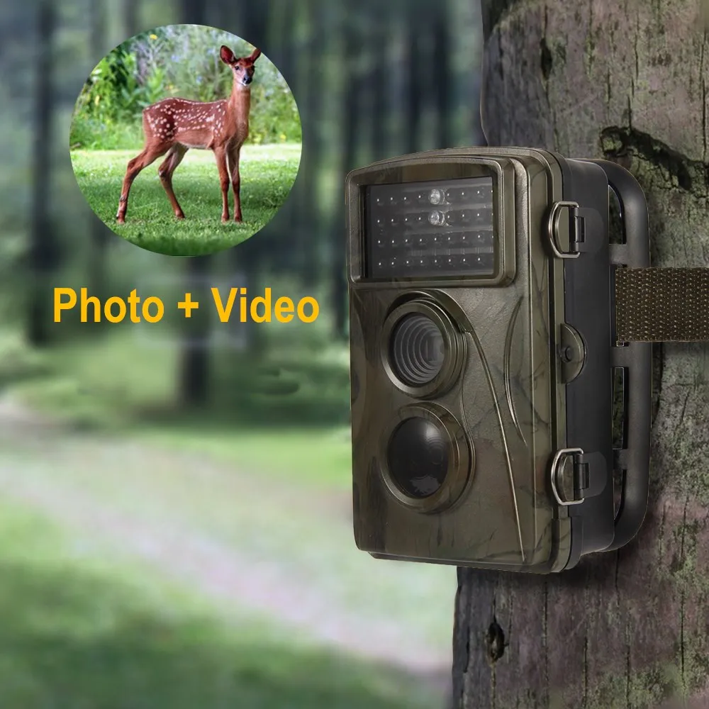 Цифровая камера для скаутинга 12MP 720 P охоты дикой природы и игр видеонаблюдения с