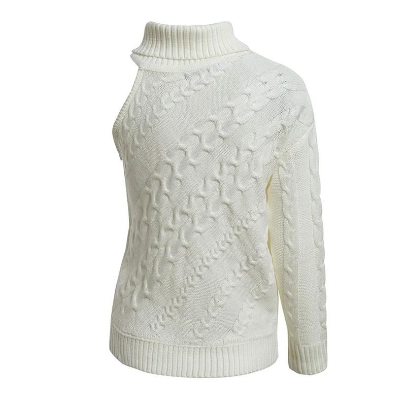 Sexy Off One Shoulder Turtleneck Sweater Women Elegant Twist Long Sleeve Winter Sweaters And Pullovers Pull Femme
Sexy Off One Shoulder Turtleneck Sweater Women Elegant Twist Long Sleeve Winter Sweaters And Pullovers Pull Femme