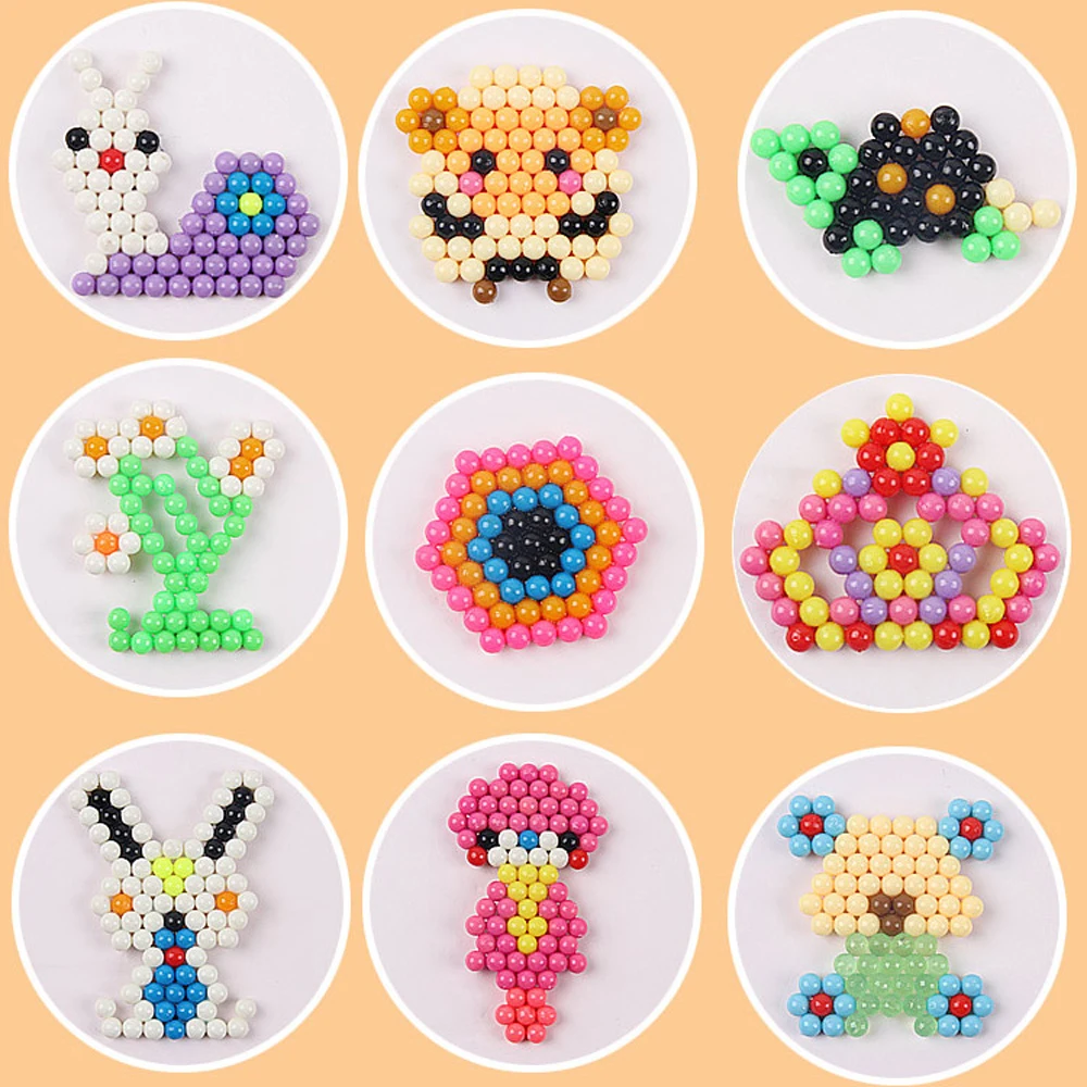 DIY 5mm Puzzle Toys Magic Water Spray Animal Molds Hand Making 3D Beads Puzzle New Kids Educational Toys for Children Gifts
DIY 5mm Puzzle Toys Magic Water Spray Animal Molds Hand Making 3D Beads Puzzle New Kids Educational Toys for Children Gifts