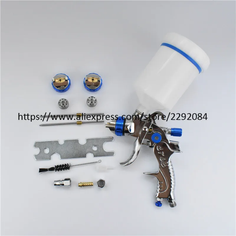 HVLP Paint Spray Gun 1.4mm 1.7mm 2.0mm gravity feed nozzle professional Airbrush spray gun for painting cars
HVLP Paint Spray Gun 1.4mm 1.7mm 2.0mm gravity feed nozzle professional Airbrush spray gun for painting cars