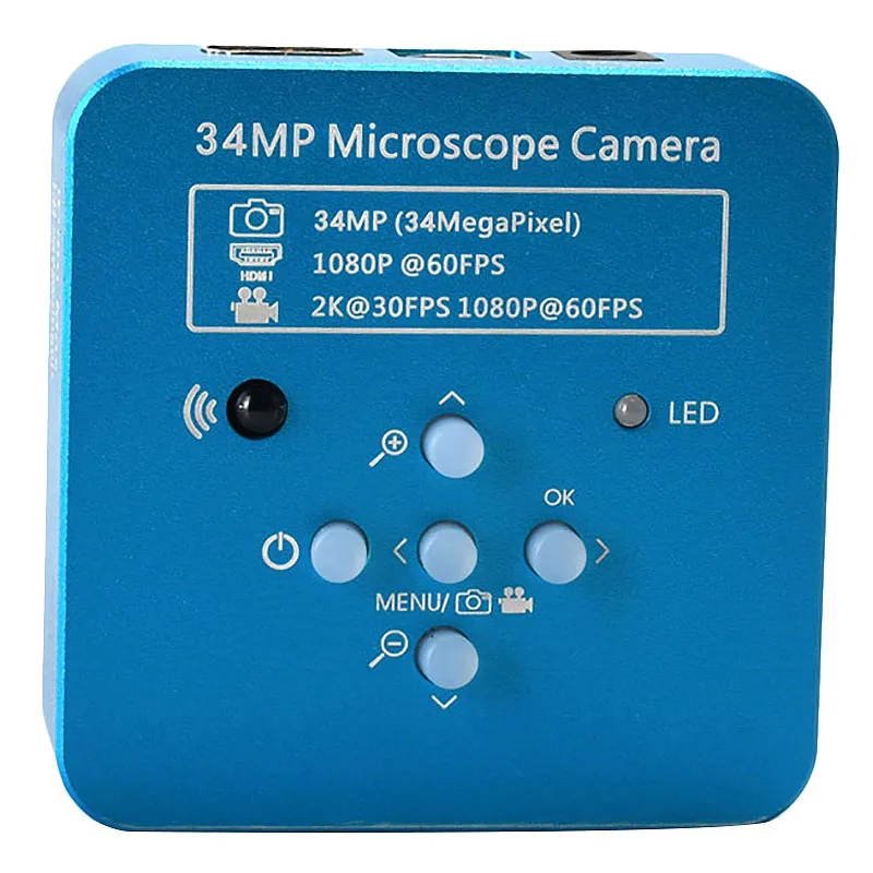 Промышленный электронный цифровой видеомикроскоп 34Mp 2K 1080P 60Fps Hdmi Usb для пайки