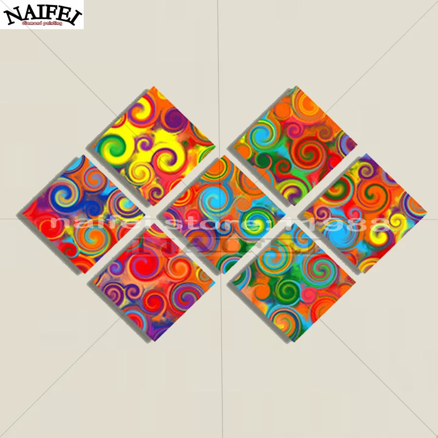 7 pcs,Full square Diamond Painting Cross Stitch"Colorful Rainbow"5D Diamond Embroidery Mosaic Multi-picture stickers decor
7 pcs,Full square Diamond Painting Cross Stitch"Colorful Rainbow"5D Diamond Embroidery Mosaic Multi-picture stickers decor