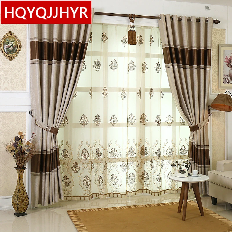 European luxury Blackout curtains for living room High-end modern simple curtains for bedroom window curtain kitchen drapes
European luxury Blackout curtains for living room High-end modern simple curtains for bedroom window curtain kitchen drapes