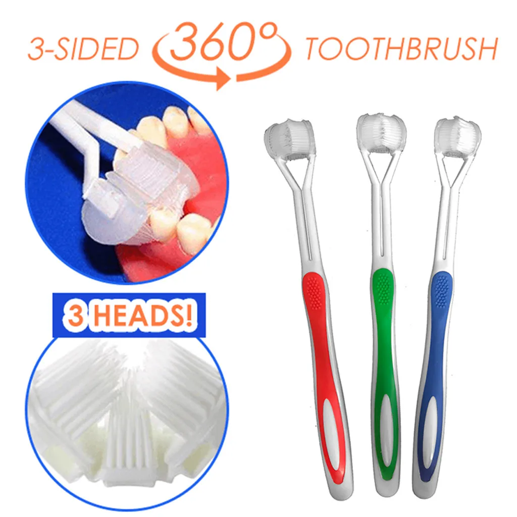 ibcccndc Special Needs 3 Sided Toothbrush 360 Surround Toothbrush Complete Coverage Adult Care Teeth Whitening Dental#y40
ibcccndc Special Needs 3 Sided Toothbrush 360 Surround Toothbrush Complete Coverage Adult Care Teeth Whitening Dental#y40
