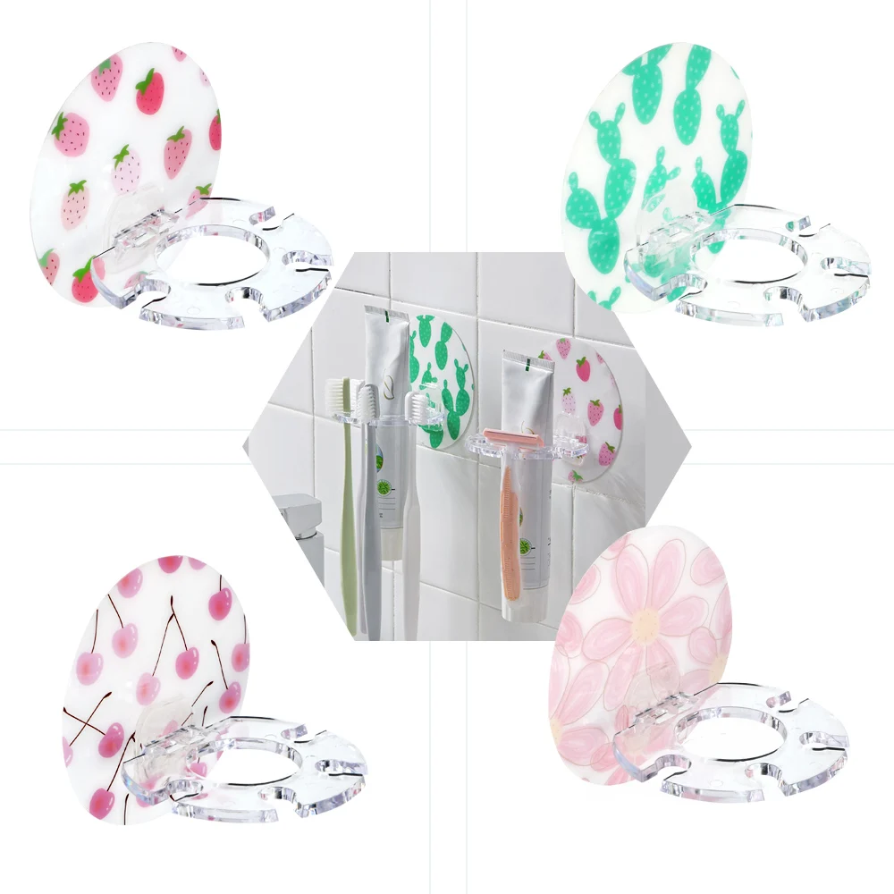 Organizer Bathroom Accessories Toothpaste Storage Rack Punch-free Plastic Toothbrush Holder Shaver Tooth Brush Dispenser
Organizer Bathroom Accessories Toothpaste Storage Rack Punch-free Plastic Toothbrush Holder Shaver Tooth Brush Dispenser