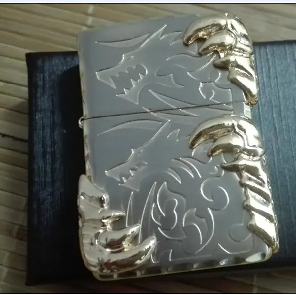 Металлическая непродуваемая керосиновая Зажигалка chapter 3 claw dragon stick не содержит