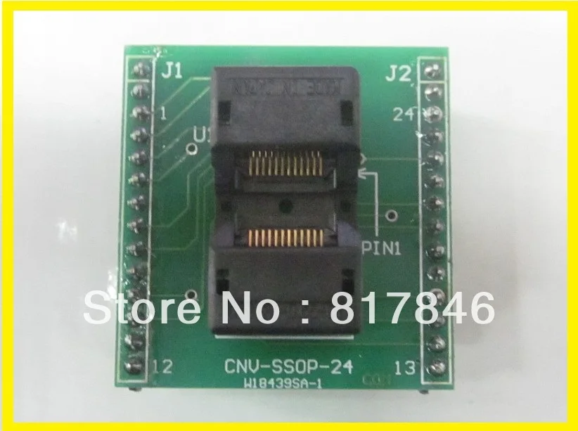 Free shipping!!!CNV SSOP24 to DIP Universal Adapter for USB Programmer IC Adapter Sockets
Free shipping!!!CNV SSOP24 to DIP Universal Adapter for USB Programmer IC Adapter Sockets