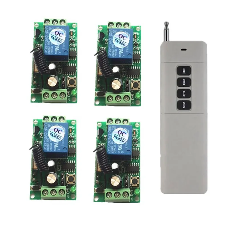 3000M DC 12V 24V 1CH RF Wireless Remote Control Switch System,315/433 MHz Transmitter + Receiver,Momentary
3000M DC 12V 24V 1CH RF Wireless Remote Control Switch System,315/433 MHz Transmitter + Receiver,Momentary