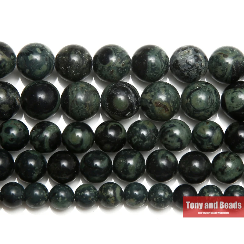 

Natural Stone New Material Kambaba Jasper Round Loose Beads 15" Strand 4 6 8 10 12MM Pick Size For Jewelry Making