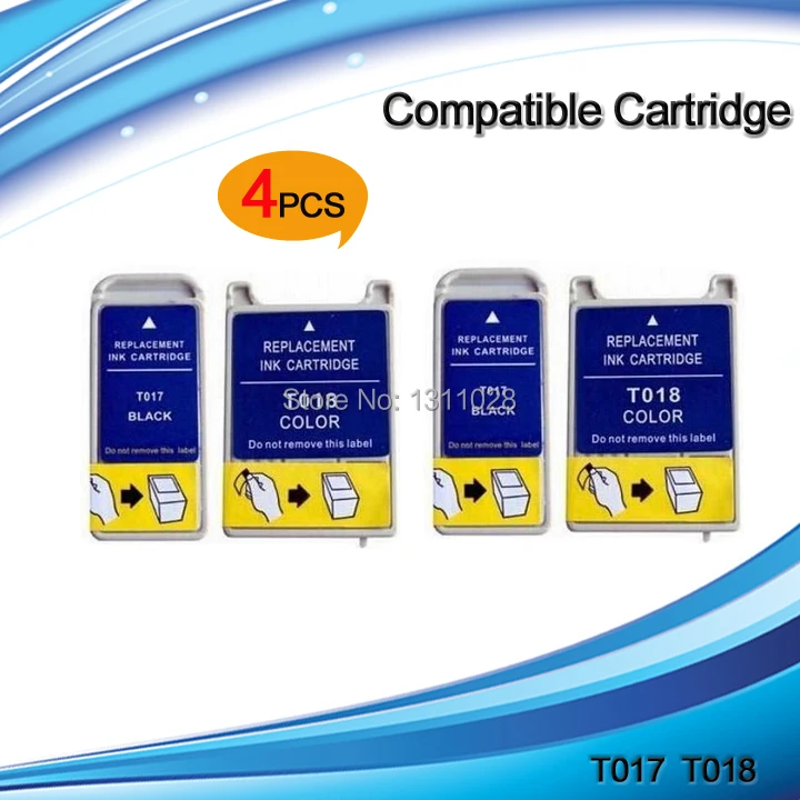 INK WAY T017 T018 Compatible Ink Cartridges for Stylus Color 680 777 777i 1000ICS
INK WAY T017 T018 Compatible Ink Cartridges for Stylus Color 680 777 777i 1000ICS