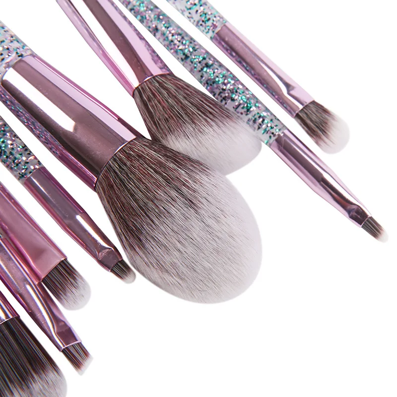 10Pcs Professional Makeup Brush Set Cosmetic Blush Powder Foundation Crystal Brush Eye Shadow Lip Eyebrow Diamond Makeup Brushes
10Pcs Professional Makeup Brush Set Cosmetic Blush Powder Foundation Crystal Brush Eye Shadow Lip Eyebrow Diamond Makeup Brushes