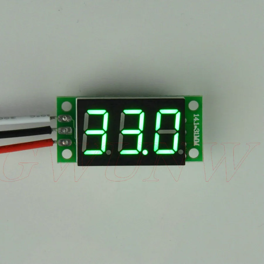 GWUNW BY336V DC 0-30.0V (30V) 3 bit 0.36inch digital voltmeter Panel Meter red blue green yellow Voltage Tester Meter
GWUNW BY336V DC 0-30.0V (30V) 3 bit 0.36inch digital voltmeter Panel Meter red blue green yellow Voltage Tester Meter
