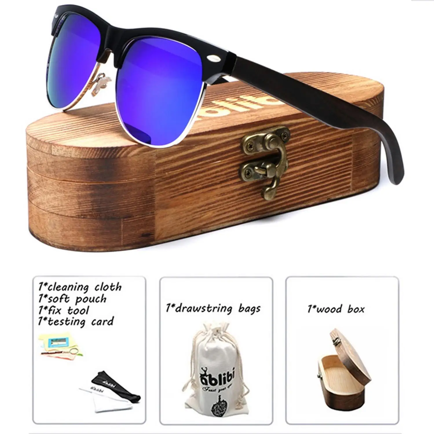 Wood Sunglasses,Ablibi Handmade Semi Rimless Polarized Wooden Sunglasses Women Drop Shipping
Wood Sunglasses,Ablibi Handmade Semi Rimless Polarized Wooden Sunglasses Women Drop Shipping