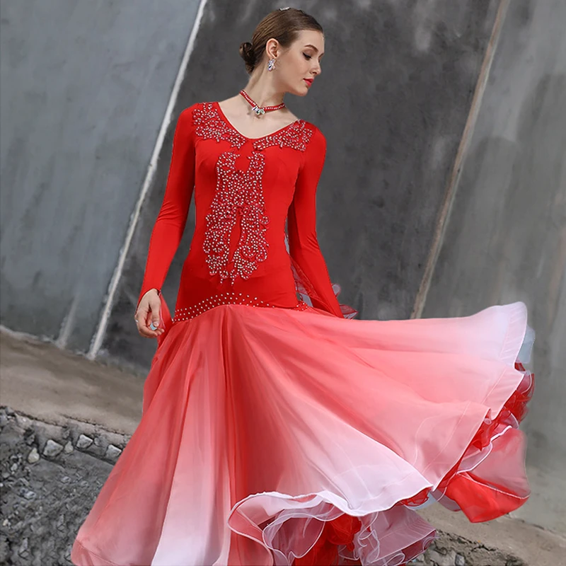 Ballroom Competition Dresses Lady Shiny Crystal Ballroom Dancing Dress Women Waltz Spanish Flamenco Performance Dancewear DN3297
Ballroom Competition Dresses Lady Shiny Crystal Ballroom Dancing Dress Women Waltz Spanish Flamenco Performance Dancewear DN3297