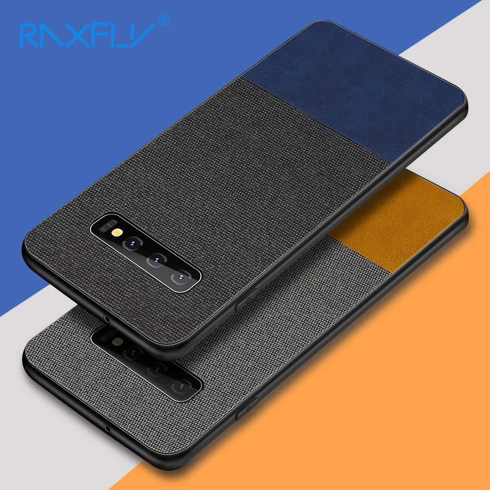 Рамочный чехол тканевый для samsung S10 S9 S8 Plus Note 8 9 J3 J5 J7 J8 J6 плюс A5 A7 2017 2018 A6 A8 A9