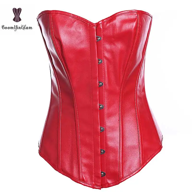Cheap Price Corset Wholesale Bustier Dropshipping Gorset Faux Leather Overbust Korset Plus Size Sexy Red Black Fish Boned Korse
Cheap Price Corset Wholesale Bustier Dropshipping Gorset Faux Leather Overbust Korset Plus Size Sexy Red Black Fish Boned Korse