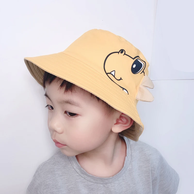 Cute Dinosaur Baby Hat Cotton Two Sided Cartoon Bucket Hats For Boy Girl Summer Fishing Cap
Cute Dinosaur Baby Hat Cotton Two Sided Cartoon Bucket Hats For Boy Girl Summer Fishing Cap